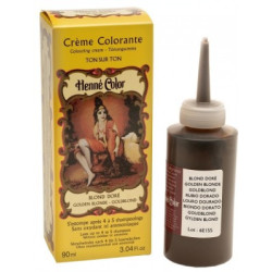 ✨ Henné Color Paris – Crème Colorante Ton sur Ton Blond Doré – 90 ml