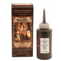 🤎 Henné Color Paris – Crème Colorante Ton sur Ton Brun – 90 ml