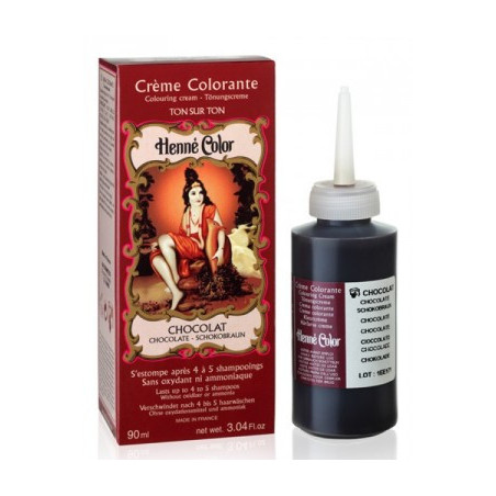 🍫 Henné Color Paris – Crème Colorante Ton sur Ton Chocolat – 90 ml