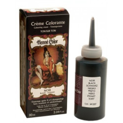 ⚫ Henné Color Paris – Crème Colorante Ton sur Ton Noir – 90 ml