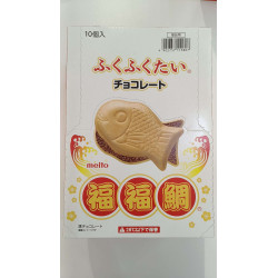 Gaufrette japonaise en forme de poisson au chocolat – Meito Pukupukutai