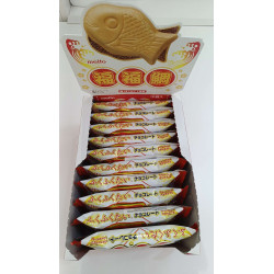 Gaufrette japonaise en forme de poisson au chocolat – Meito Pukupukutai