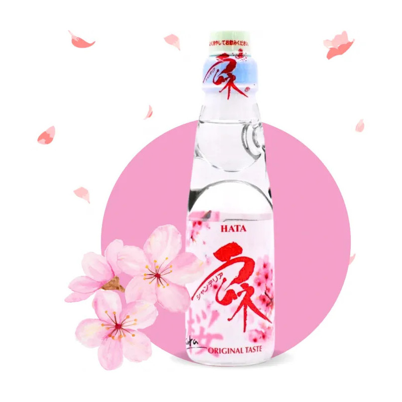 Boisson japonaise Ramune à la fleur de cerisier – Hata Kosen Sakura
