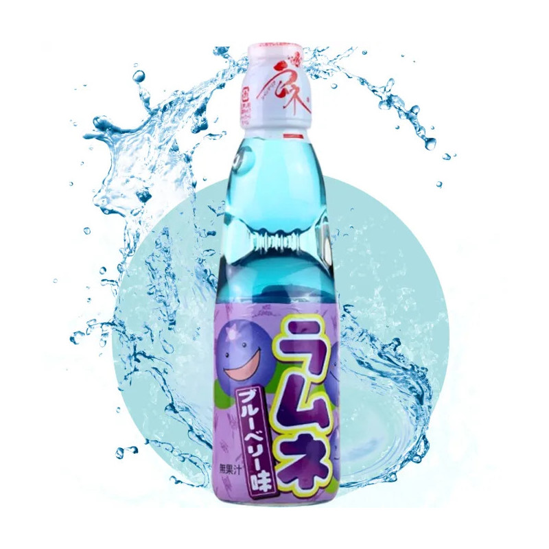Boisson japonaise Ramune à la myrtille – Hata Kosen