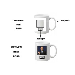 Mug personnalisable - WORLD'S BEST BOSS