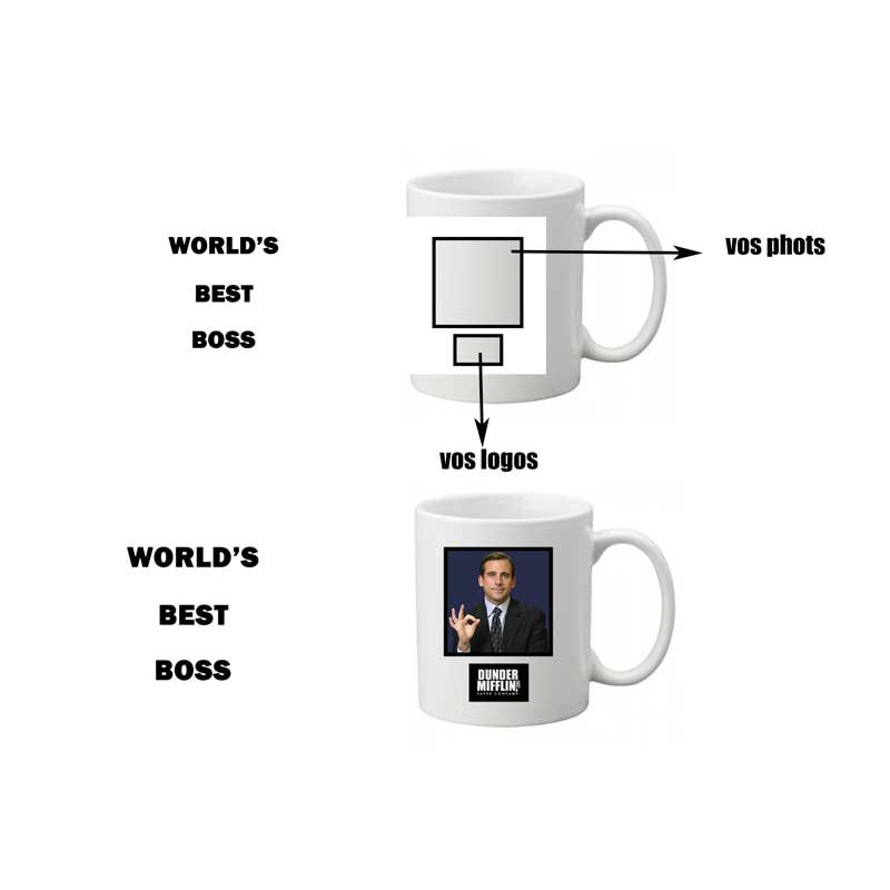 Mug personnalisable - WORLD'S BEST BOSS
