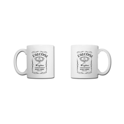 Mug chat personnalisé - Mug humour alcool