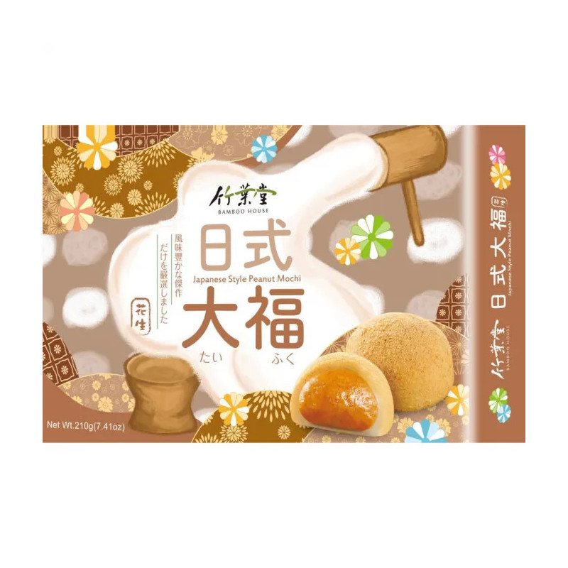 🍡 Mochis à la cacahuète Bamboo House – 210 g