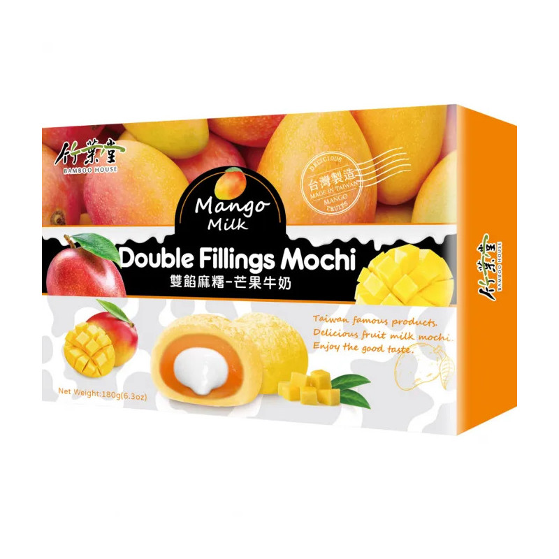 🥭🍡 Mochis mangue double fourrage Bamboo House – 180 g