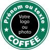 Mug personnalisé - style coffee shop