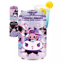 HIGHUP Ramune pétillant citron & warabimochi – 330ml – Édition Kuromi – Origine Taïwan