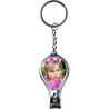 Porte-clés coupe-ongles personnalisé – 4 en 1 multifonction – Avec image ou texte