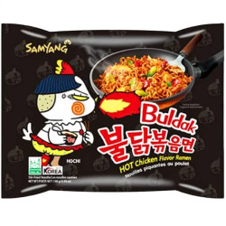 Samyang Buldak Hot Chicken Ramen – Original – 140g – Halal – Nouilles Coréennes Épicées