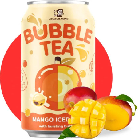 LADYBOBA Mango Bursting Bubble Iced Tea