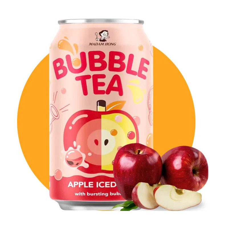 LADYBOBA Apple Bursting Bubble Iced Tea