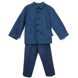 Ensemble bleu de Chine traditionnel