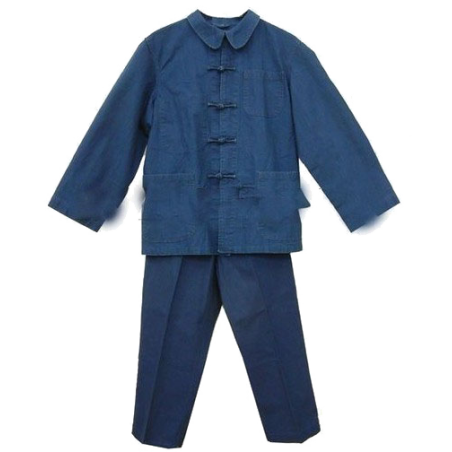 Ensemble bleu de Chine traditionnel