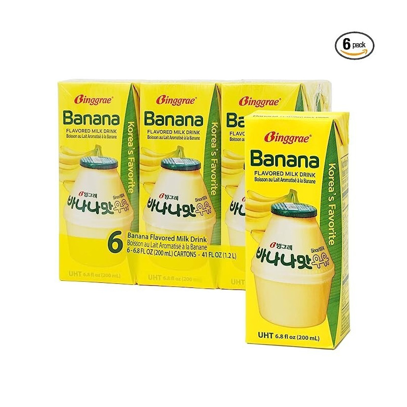 Binggrae Banana Flavored Milk Drink – 200 ml à Lille