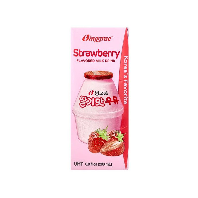 Binggrae Fraise Flavored Milk Drink