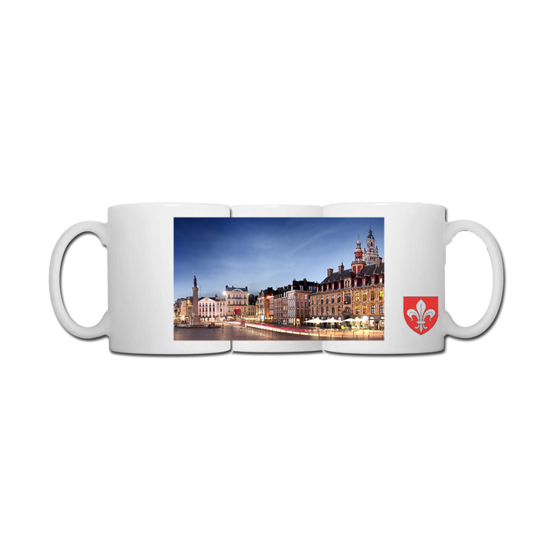 Mug La Nuit à Lille – Panorama nocturne en céramique