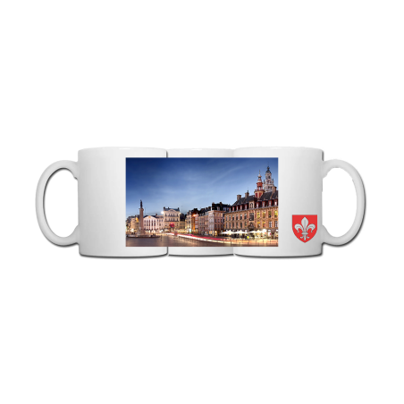 Mug La Nuit à Lille – Panorama nocturne en céramique