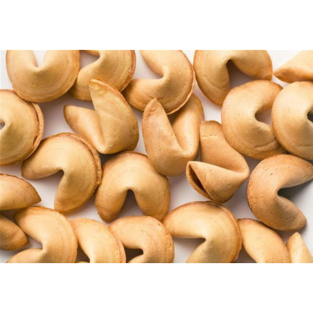 🥠 Fortune Cookies avec Message - Biscuit Chinois Porte-Bonheur