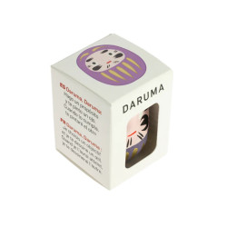 💜 Daruma Violet – Porte‑Bonheur Japonais pour la Longévité et l’Harmonie