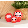 ❤️ Daruma Rouge – Porte‑Bonheur Japonais Universel pour Tous les Objectifs