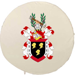 🪑 Coussin de chaise rond personnalisable – Ø 40 cm avec attaches