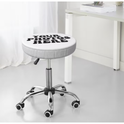 🪑 Coussin de chaise rond personnalisable – Ø 40 cm avec attaches