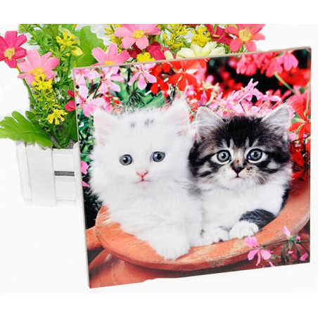 🧱 Carrelage blanc personnalisable – 15,2 × 15,2 cm