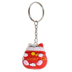 🐱 Porte-clés Maneki Neko 3D – Porte‑bonheur