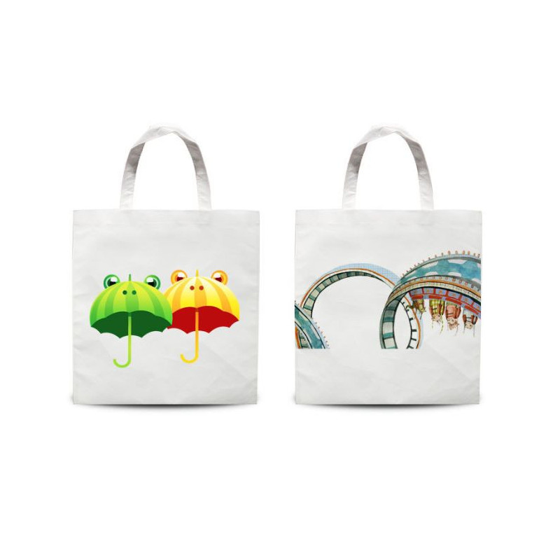 👜 Tote Bags en Tissu Blanc Non Tissé 38×33 cm – Personnalisables en Boutique à Lille