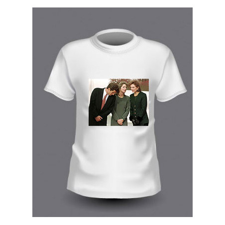 T‑shirts Unisexe – Col Rond Blanc 190 g  personnaliser à Lille