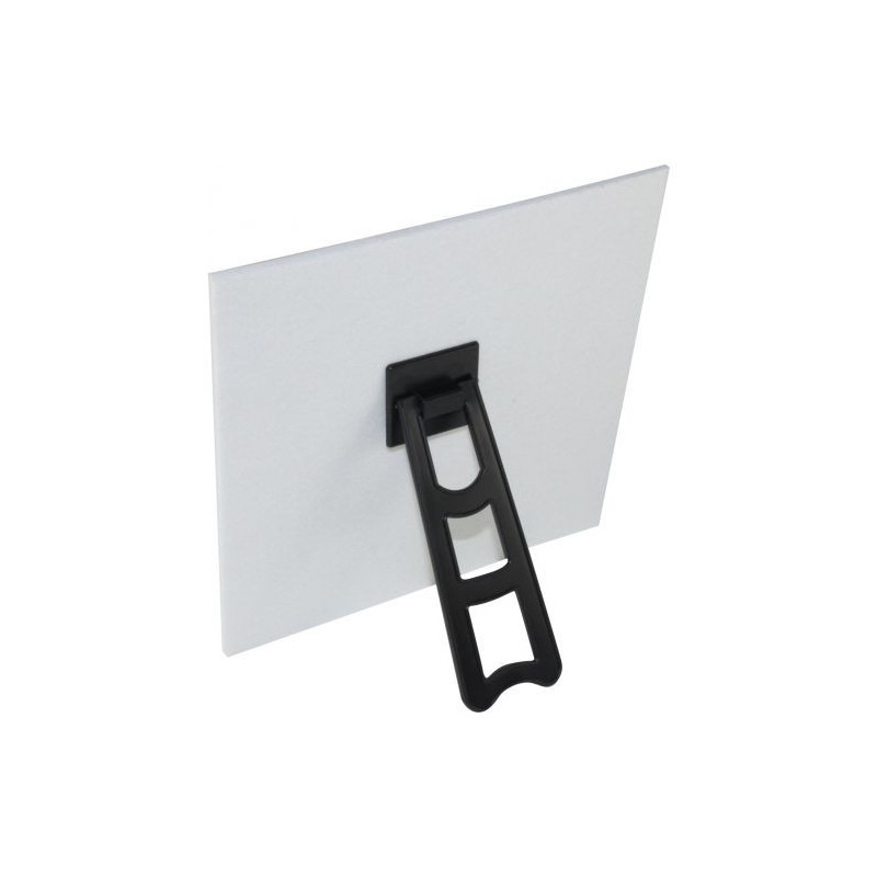 🖼️ Support en plastique noir pour cadre photo – À visser ou à coller