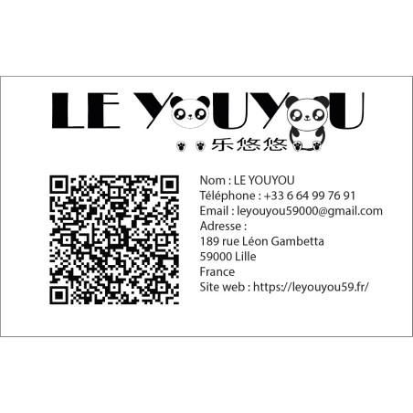 Vcarte personnaliser 87 x 55