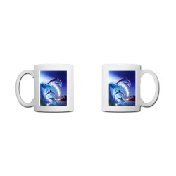 🐬 Mug personnalisable – Motif Dauphins