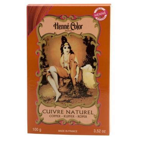 Henné Color Cuivre Naturel 100 g – Coloration végétale cuivrée et brillante