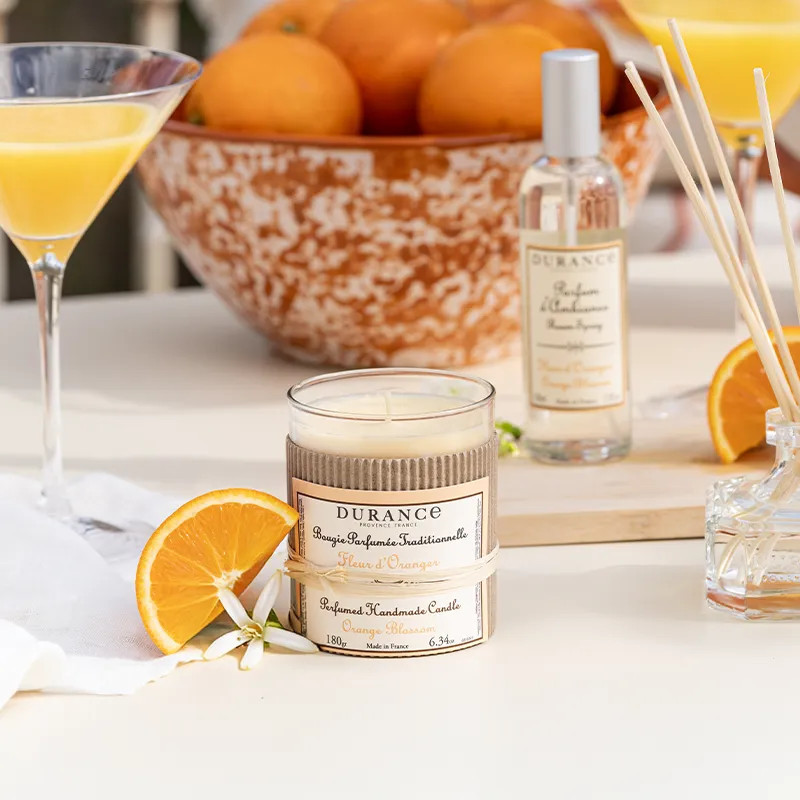 🕯️ Bougie Parfumée Fleur d’Oranger – 180g de la marque Durance