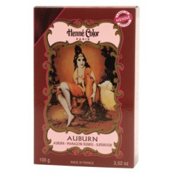 Henné Color Auburn 100 g – Coloration végétale naturelle aux reflets auburn