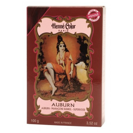 Henné Color Auburn 100 g – Coloration végétale naturelle aux reflets auburn