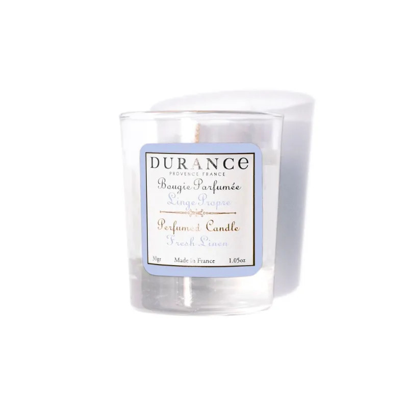 🕯️ Mini Bougie Parfumée Linge Propre – 30 g de la marque Durance