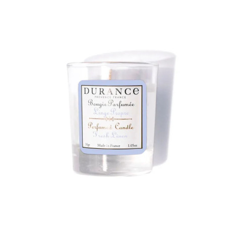 🕯️ Mini Bougie Parfumée Linge Propre – 30 g de la marque Durance