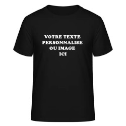 👕 T‑shirt Personnalisable – 100% Coton – Du S au XXL
