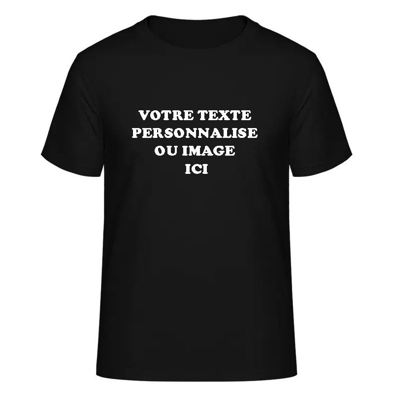 👕 T‑shirt Personnalisable – 100% Coton – Du S au XXL