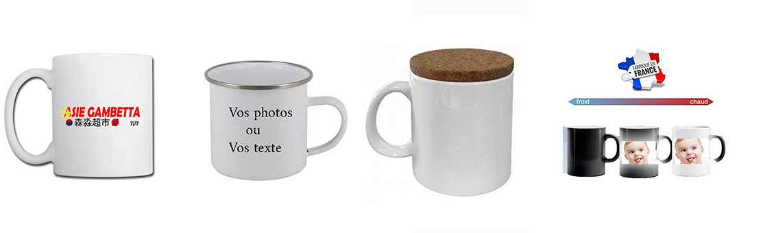 Mugs personnalisés